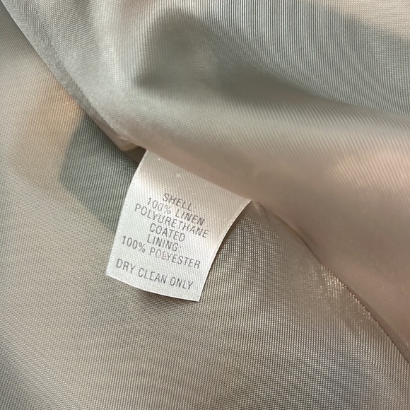 TALORA (a Nordstrom brand) linen knee length three season coat - Picture 6 of 8